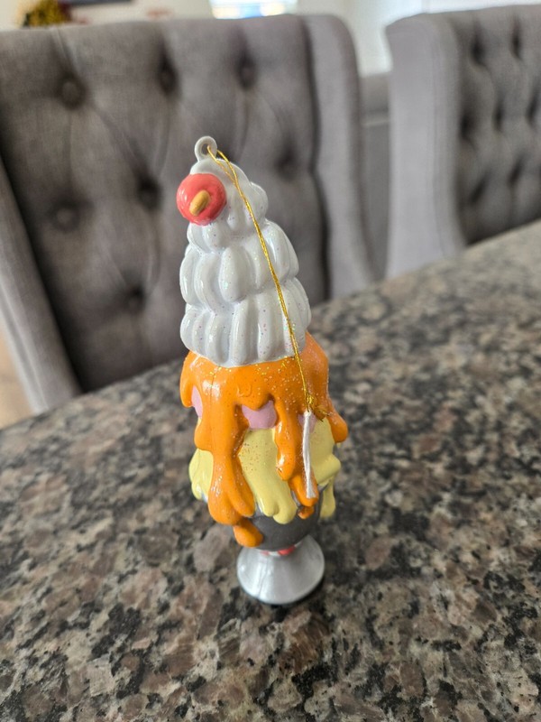 Christmas Tree Ornament Ice Cream Sundae Dessert Holiday Decorative KSA