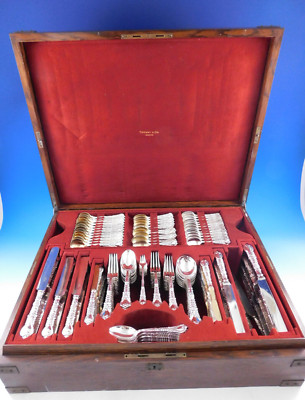 Florentine by Tiffany Sterling Silver Flatware Set Service 175 pcs