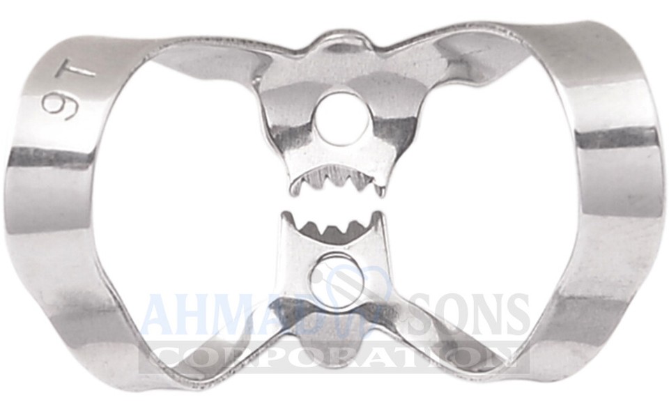 100 PCS Dental Rubber Dam Clamps Endodontics Ivory Retractors Premolar ...