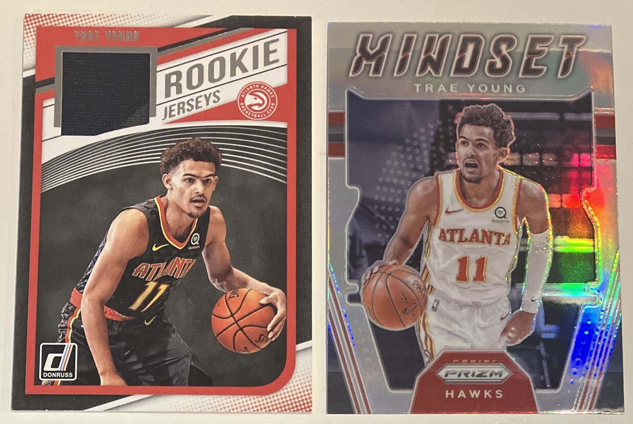 2018-19 Panini Donruss Rookie Jerseys Patch Trae Young RC + Silver Mindset