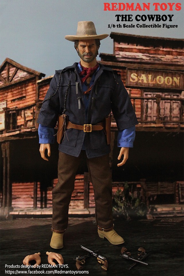 1/6 Scale Collectible Figure REDMAN TOYS Blonde Cowboy The Outlaw