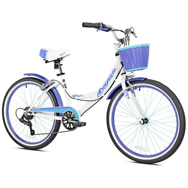 Kent 62443 24 inch Bayside Multi-Speed Girl's Bike - White