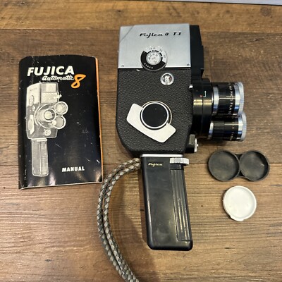 Fujica フジカ 8 T3 Fujica 8 T3 Vintage 8mm Film 1960s 1961 Video Camera With