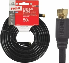 RCA RG6 Coaxial Cable - 50 Ft.