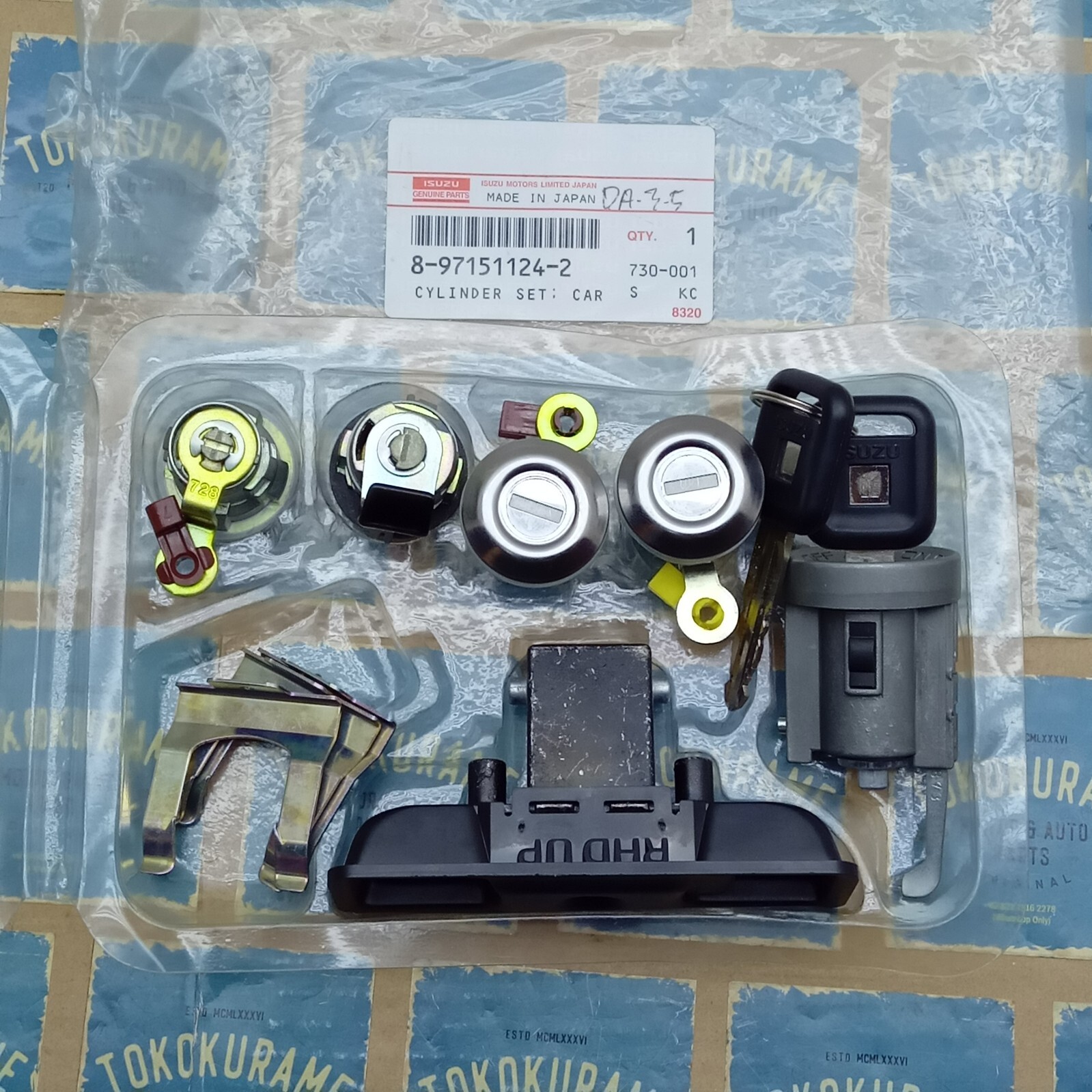 Ignition Lock Cylinder ISUZU TROOPER 19811991 Full Set Key Complete Genuine eBay