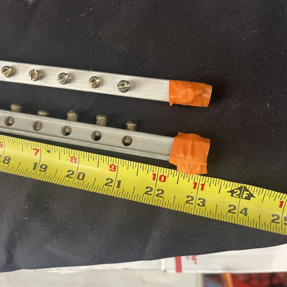 GE General Electric 1/2"x23" Ground Bar, Mounting Screws - Image 2 of 4