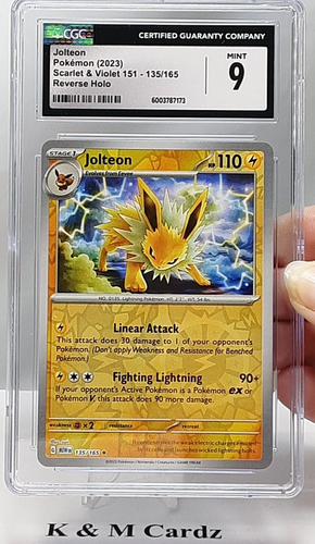 Jolteon #135 - Rainbow Foil - Topps Pokémon Series 3