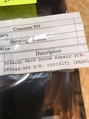 GE CT Disk Drive Pro High speed cat scan HSA YMS console Hitachi HDD HD