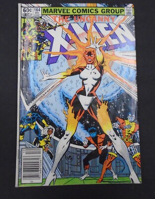 MARVEL X-MEN 164 FIRST BINARY NEWSSTAND 1982