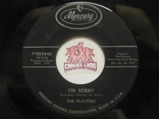 The Platters I'm Sorry / He's Mine, 45 RPM VG Y9