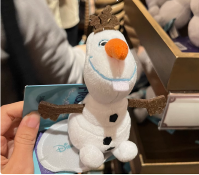Authentic Disneyland Frozen olaf Shoulder Pal Plush Magnetic Doll