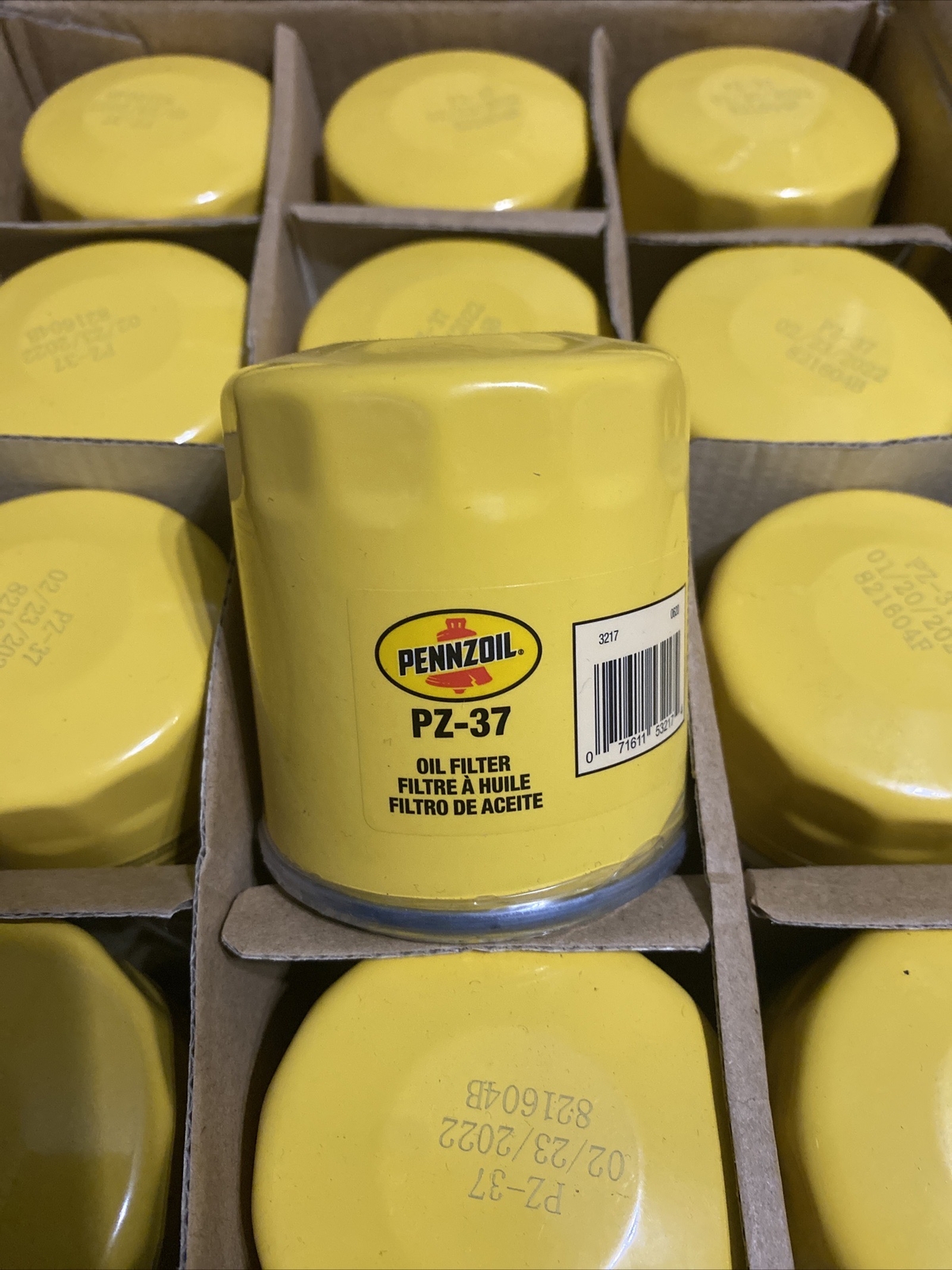 PENNZOIL PZ37 cross reference oil filters