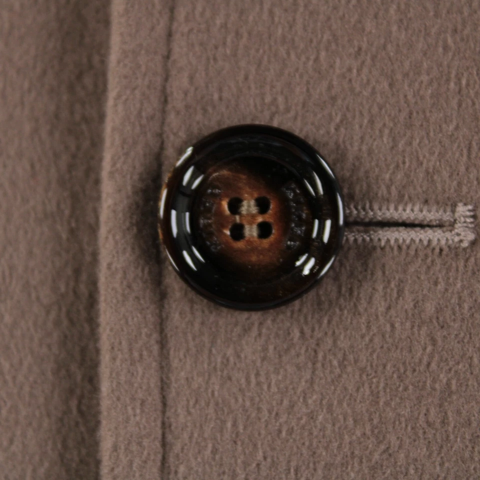 Kired Kiton NWT Ronde Wool Jacket w/ Removable Collar Size 50 (M US) In Brown - Image 2 of 4