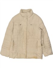 Invicta Womens Padded Jacket Uk 16 Large Beige Polyester Ax01