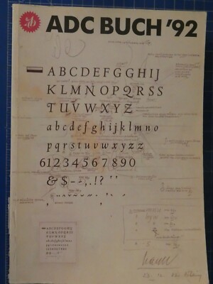 Der Art Directors Club für Deutschland ADC Buch '92 Y5-1700