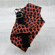 Cheetah Texture HAIRDRESSING SCISSOR AND COMB HOLSTER WAIST POUCH BAG