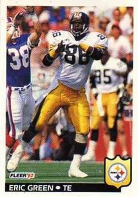 344 Eric Green - Pittsburgh Steelers - 1992 Fleer Football | eBay