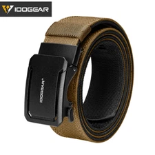 IDOGEAR Tactical Belt with Metal Ratchet Adjustable Buckle 1.75" 1000D Nylon