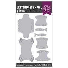 Hero Arts Letterpress & Foil Plate-Glad Were ...