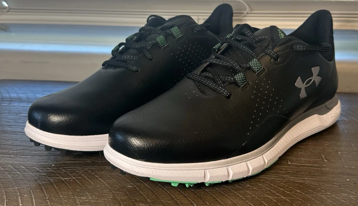 UNDER ARMOUR Men’s Size 11.5 Drive Pro SL HOVR Spike-less Golf Shoes Black NEW Men main image 2