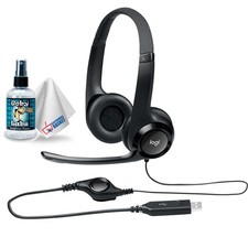 Logitech USB Headset H390 With Noise cancelling Microphone - Includes Headphone
