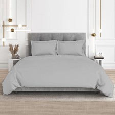 1 Piece Duvet Cover- 100 Egyptian Cotton Breathable, Soft Duvet Cover with Z...