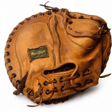 MacGregor G176 Catchers Mitt RHT Vintage Baseball Glove Leather USA Made