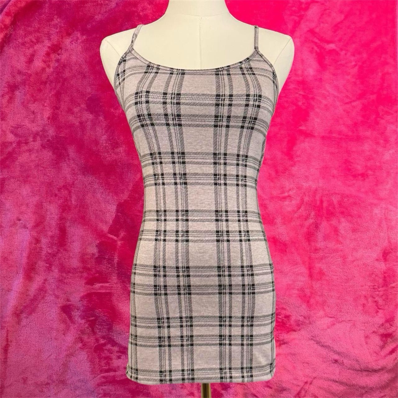 Plaid Mini Dress