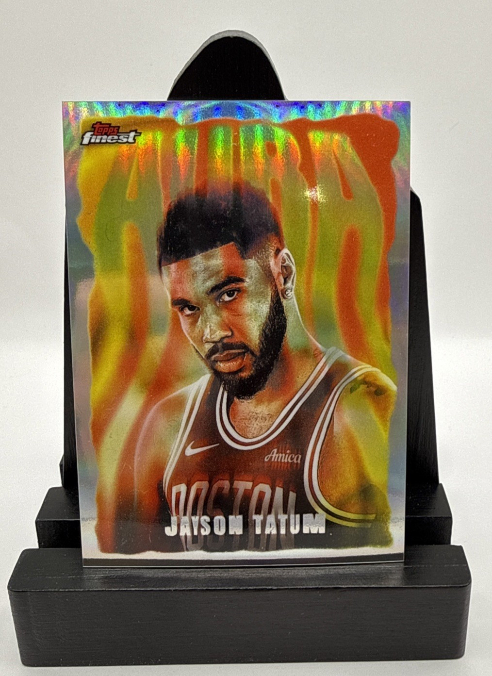 2025 Topps Finest Jayson Tatum Aura