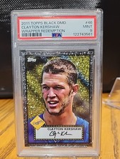 2011 Topps Prizes Topps Black Diamond Wrapper Redemptions Clayton Kershaw #4