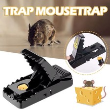 2/6 X Heavy-Duty Rat Catching Metal Trap Bait Pest Catcher Reusable Pest Control