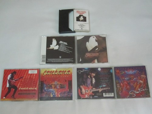 Santana Guitar Legend Collection: 3 CD Albums + 1 Cassette = Classic Rock Bundle - Picture 4 of 15
