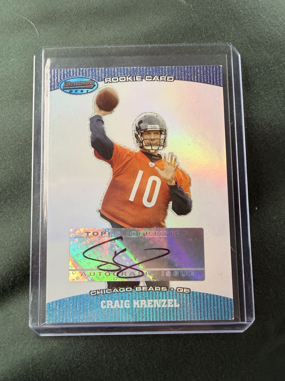 Craig Krenzel Bowman's Best #158 Autograph