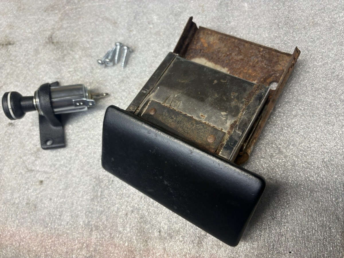 Jeep CJ Cigarette Lighter w/ hdwr + OEM Ash Tray CJ CJ5 CJ7 NEW