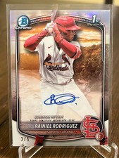 2025 Bowman Chrome - Prospects Rainiel Rodriguez, International Refractor Auto