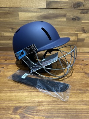 Gunn and Moore GM Diamond Geo Cricket Helm Junior Größe 54-59cm Navy Neu