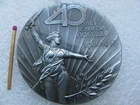 Vintage Soviet Table Medal 40 Years of Victory WW2 1941-1945 USSR