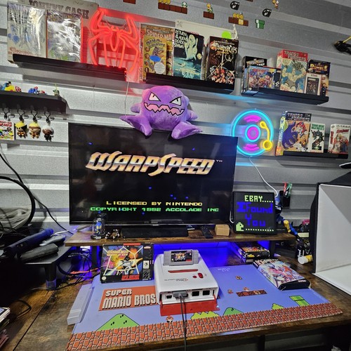 Super Nintendo WarpSpeed SNES Game + Manual + Box Complete CIB Tested Cleaned - Bild 2 von 24