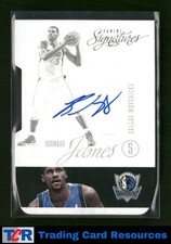 2012-13 Panini Signatures - Signatures Die Cut #59 Bernard James Auto