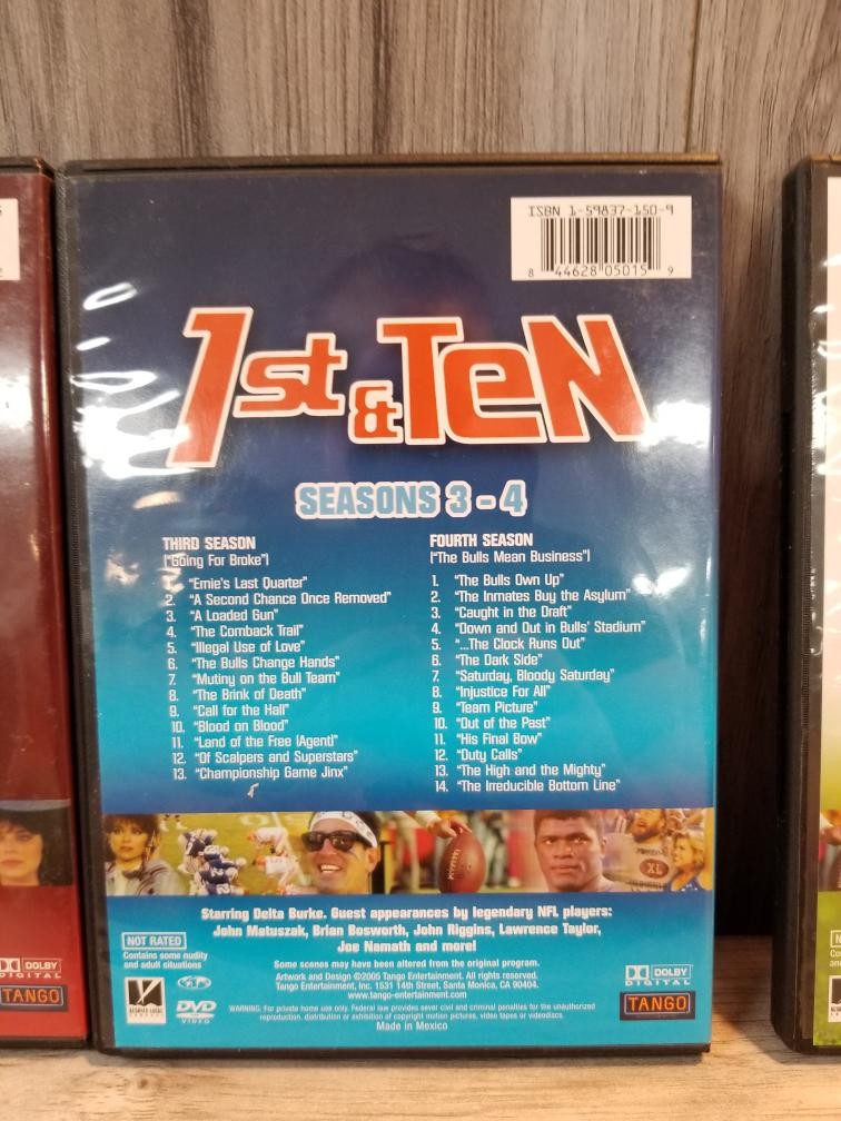 1st & Ten Complete Collection DVD (000057079) | eBay
