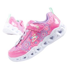 Skechers S Lighs-Heart Lights-Boogie Love Mädchen Sneaker LED Turnschuhe Pink 