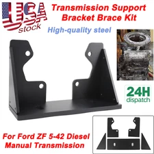 For Ford ZF 5-42 Diesel Manual Transmission Support Bracket Brace Black Steel US