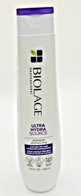 Biolage Ultra Hydra Source Shampoo Deeply Moisturizes Hydrates Very Dry, 13.5 oz