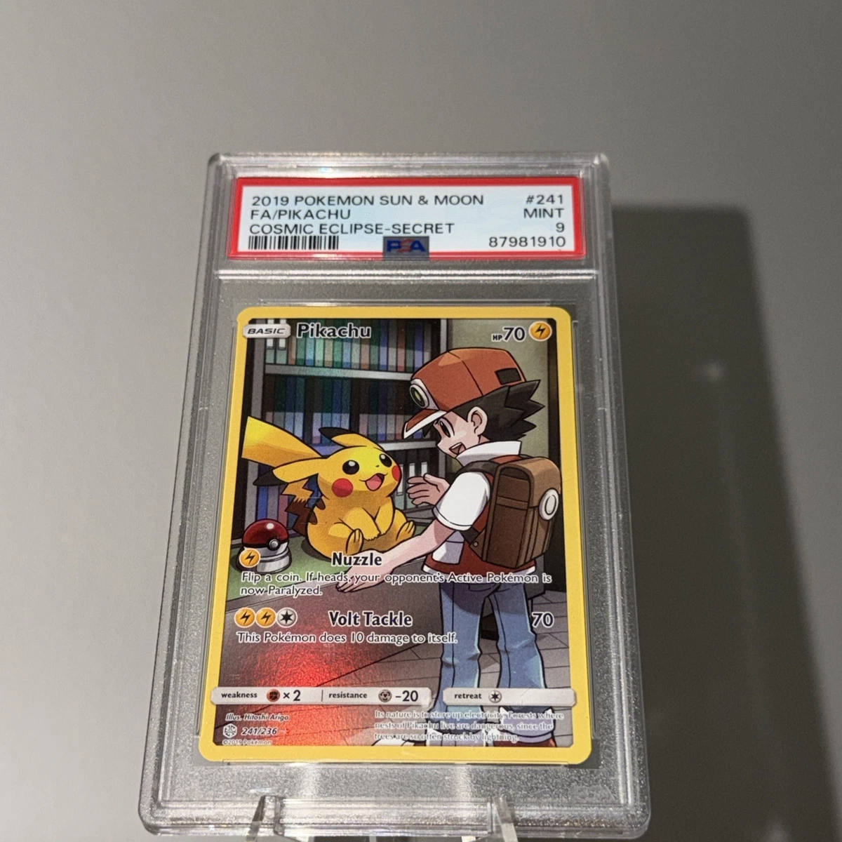 Secret Rare Pikachu Pokémon TCG Grade 9 Individual Collectible