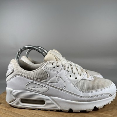 Nike Air Max 90 Triple White Shoes Sneakers DH8010-100 Women 12/Men 10.5 Running Nike Women main image 3