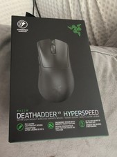 New Razer DeathAdder V3 HyperSpeed Wireless Gaming Mouse Lightweight USB C Black