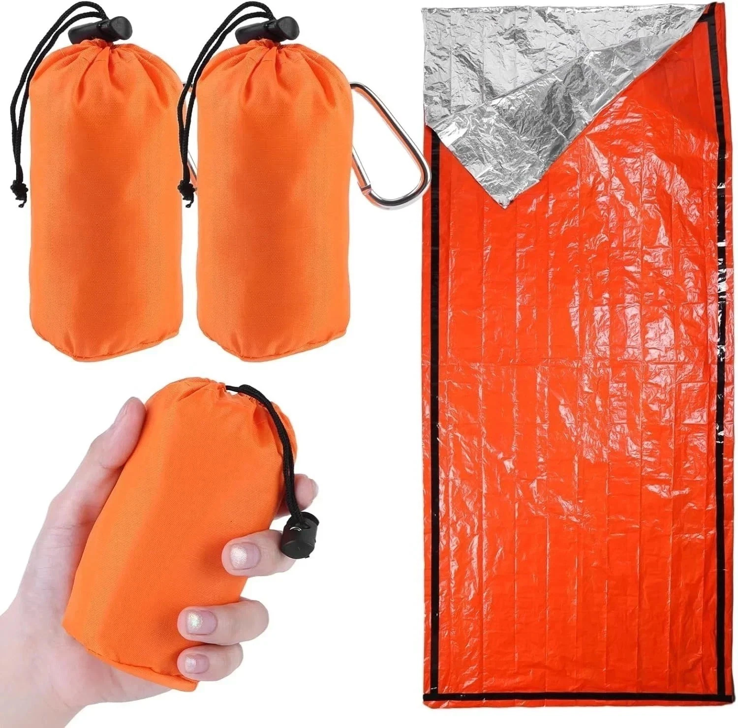 3 Pack Sierra Madre Emergency Sleeping Bag 84"X36" Waterproof Sierramadre Emer