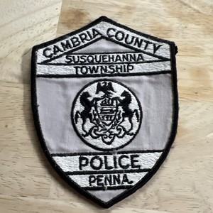 VTG Cambria County P.A. Susquehanna Twsp Police Patch