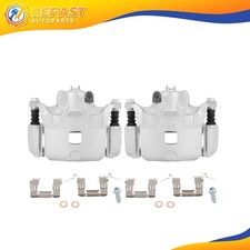 2x Front Brake Calipers W Bracket Assembly For 02-06 Nissan Altima Left Right