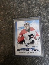 2024-25 SP Authentic Future Watch Limited Blue 003/399 Aleksei Kolosov Card# 183